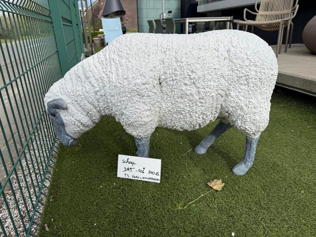 Schaap in polyester, Tuin en Terras, Tuinbeelden, Ophalen of Verzenden