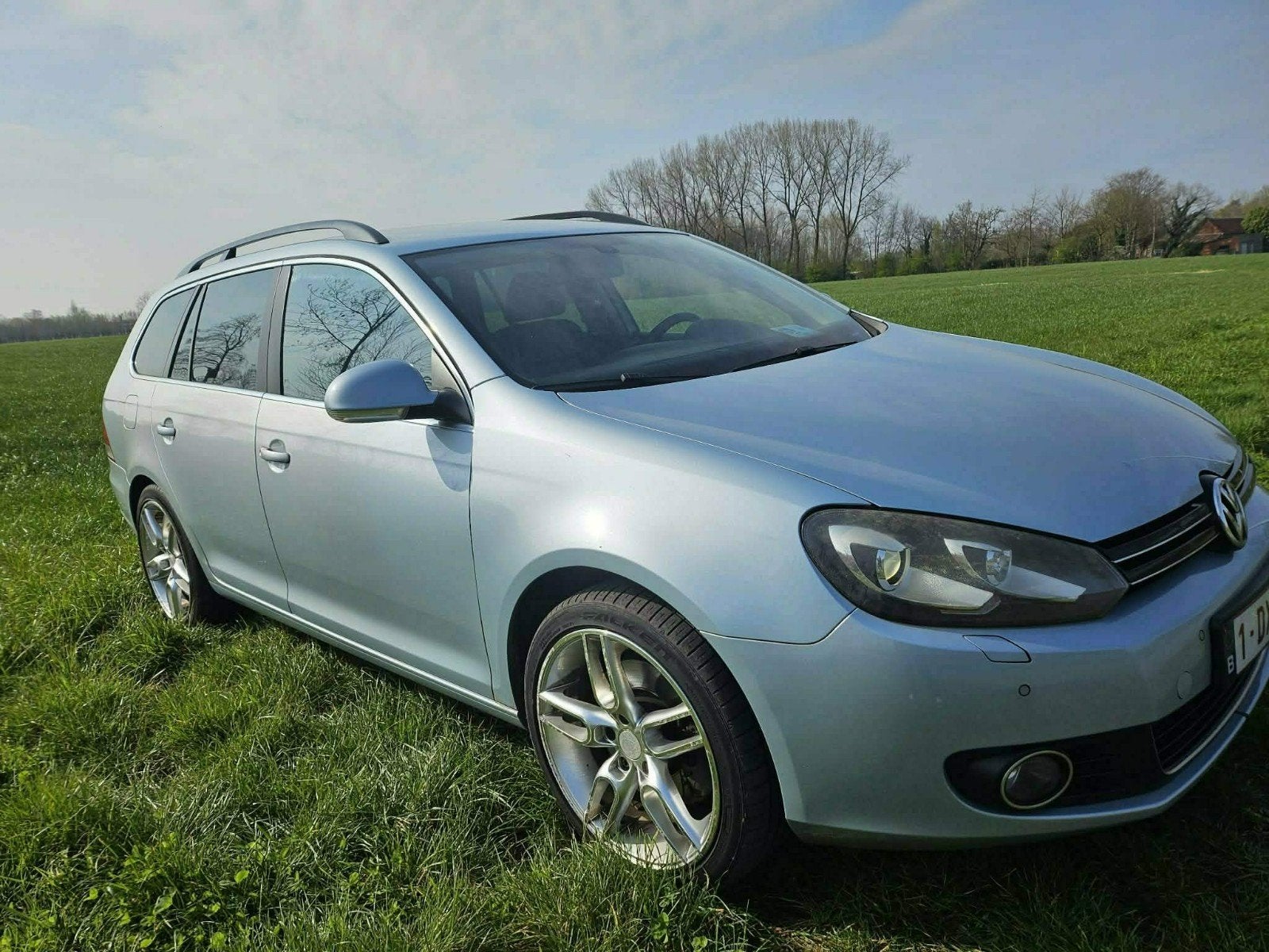 Volkswagen Golf 6 Variant.    2.0 tdi.       Bwj 2011, Auto's, Euro 5, Zwart, 4 cilinders, Parkeersensor