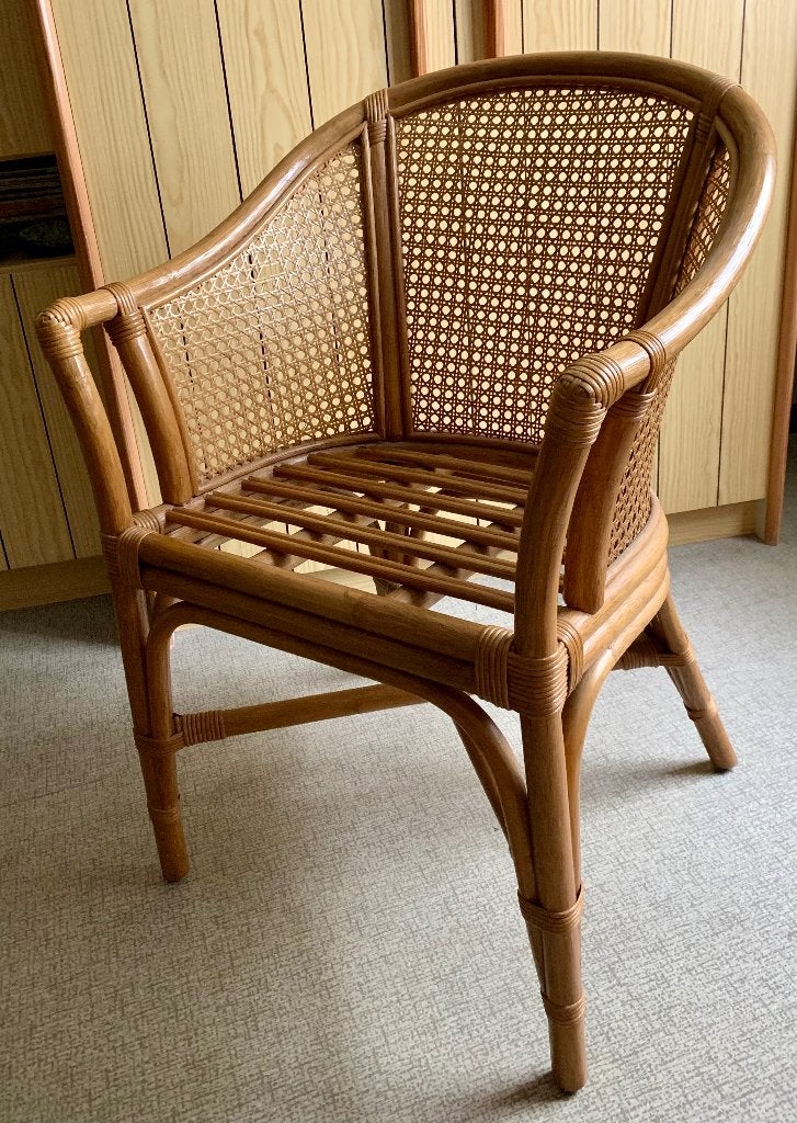 Rotan stoel - GRATIS af te halen, Enlèvement, Utilisé, Osier ou Rotin, Une