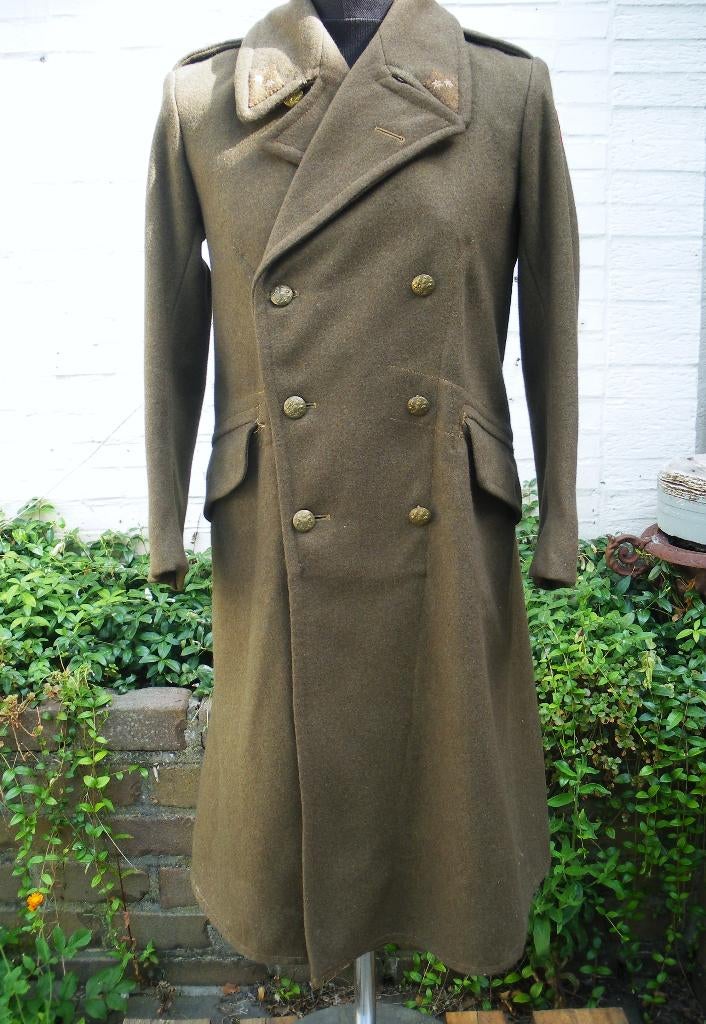 Manteau 1943 de Lieutenant 18e Fusiliers belges Westrozebeke, Collections, Envoi, Armée de terre, Vêtements ou Chaussures