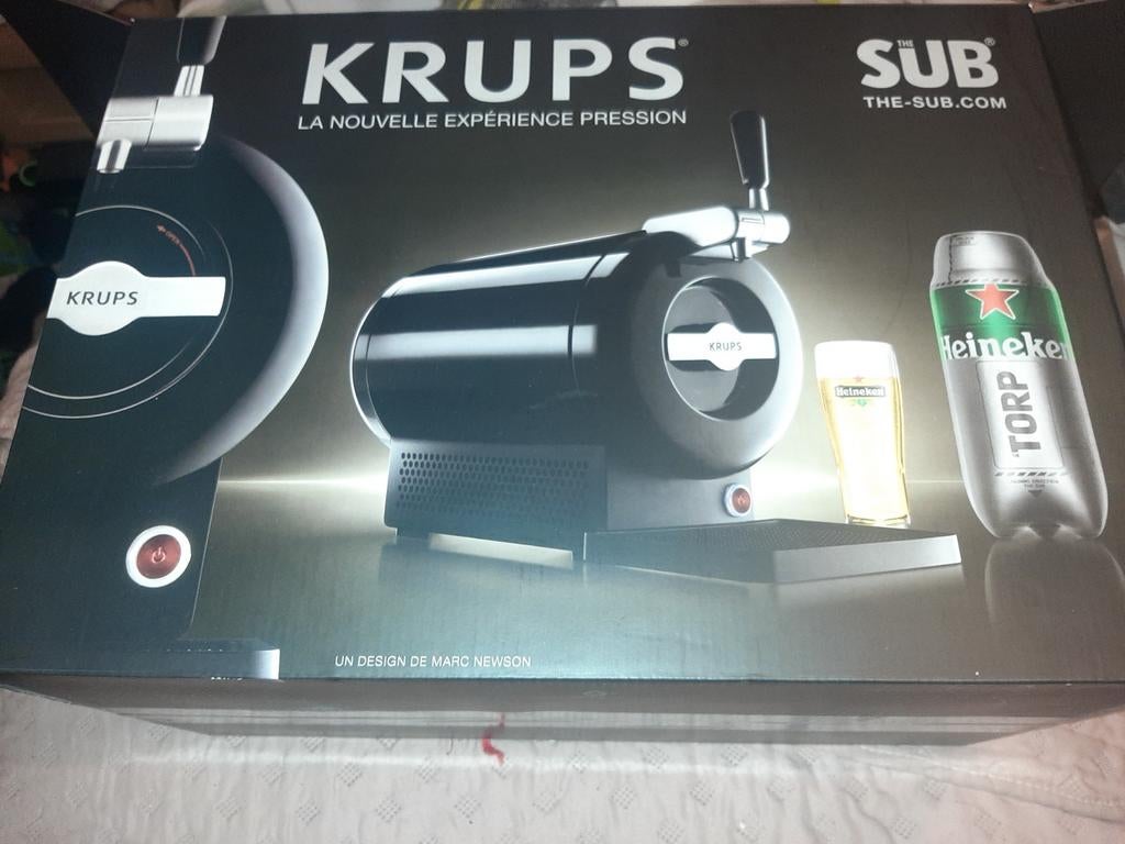 Nieuw in de doos nooit gebruikt, Electroménager, Pompes à bière, Enlèvement, Neuf, Krups