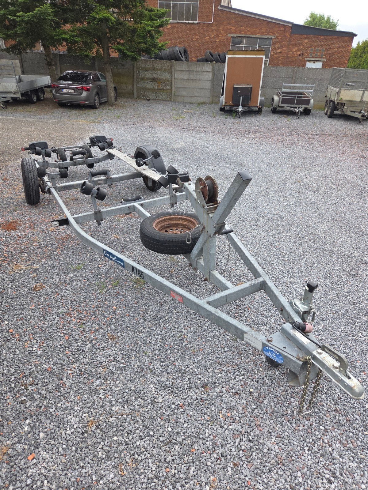 Robuuste ongeremde Brenderup Trailer, Ophalen