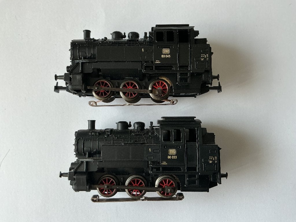 Marklin DB 80 045 et DB 80 033, Analogique, Enlèvement ou Envoi, Courant alternatif, Utilisé