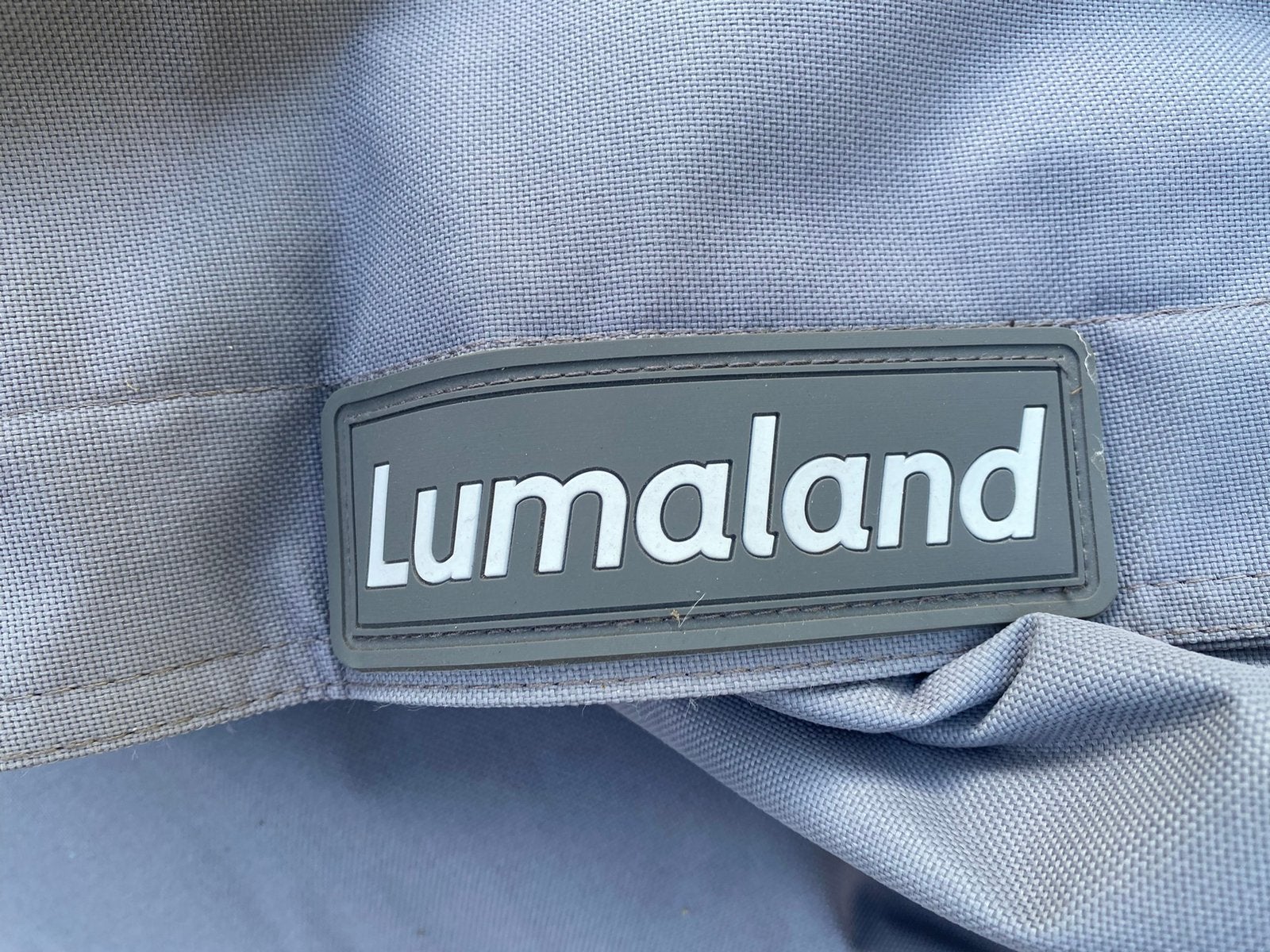 Zitzak Lumaland, Enlèvement, Comme neuf, Gris, Pouf