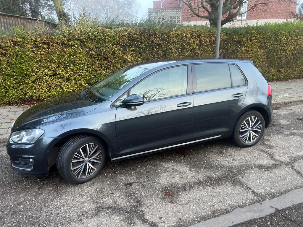 Golf 7 Allstar - 1.4i - CarPlay - OH-boekje - veel opties, Stof, Zilver of Grijs, 92 kW, Voorwielaandrijving