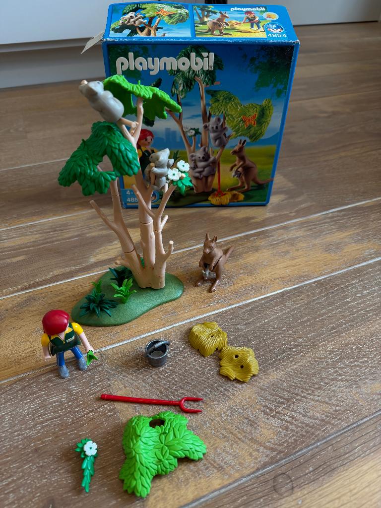 playmobil - koala boom met kangoeroe - 4854, Ophalen of Verzenden, Zo goed als nieuw, Complete set