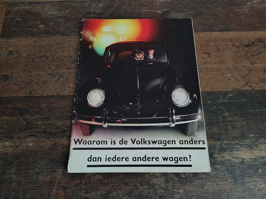 Folder: Volkswagen Kever (1961), Livres, Envoi, Volkswagen