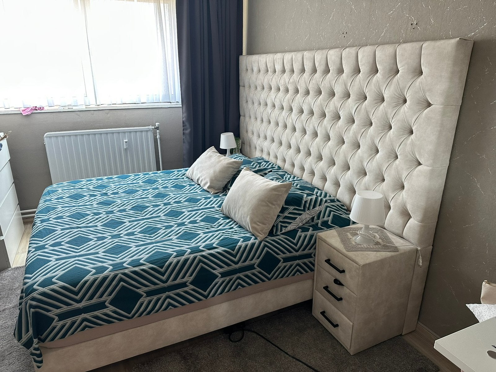 Boxspring 180x200cm, Huis en Inrichting, Ophalen, Zo goed als nieuw