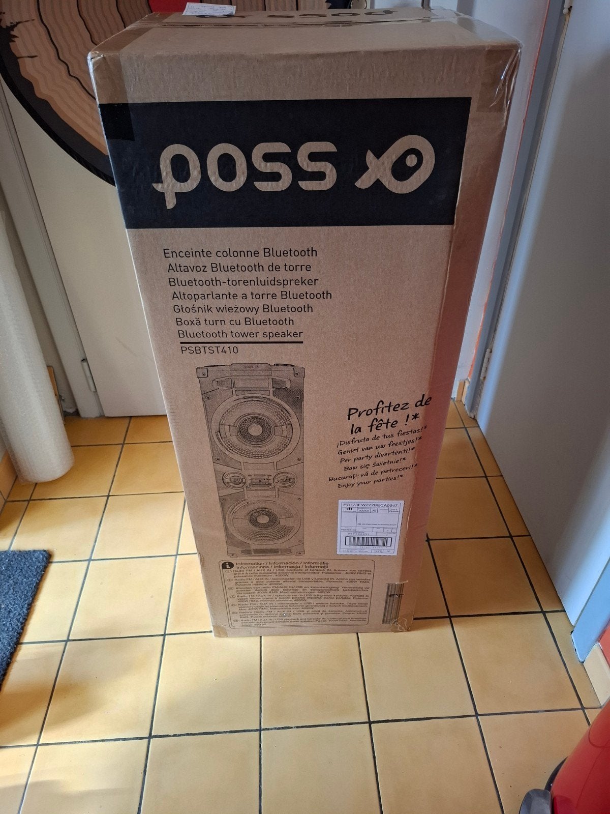 Enceinte Colonne Bluetooth POSS PSBTST410 - NEUVE Emballée
D, TV, Hi-fi & Vidéo, Neuf, Autres marques, Enlèvement, Enceinte colonne