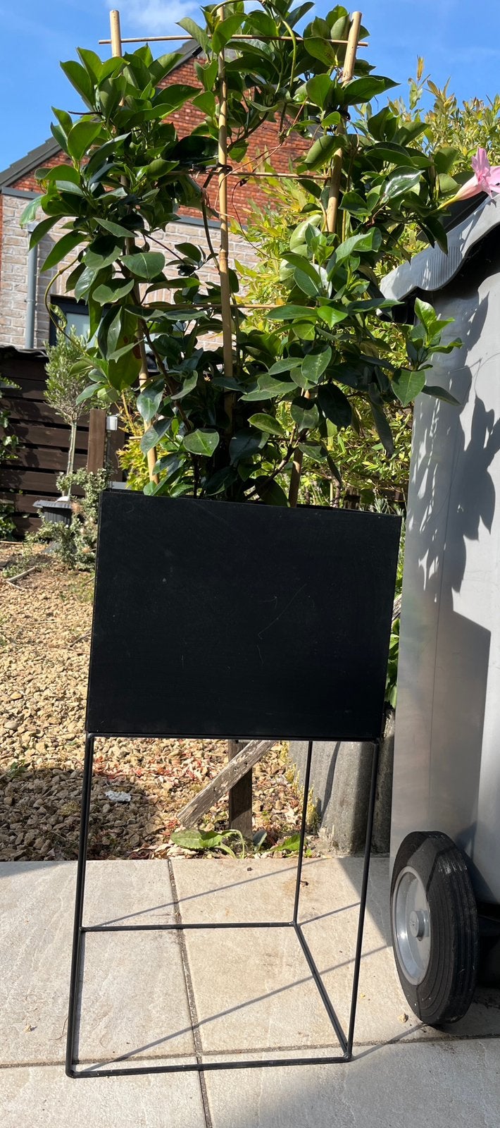 Metalen plantenbak staander, Ophalen, Zo goed als nieuw, Binnen