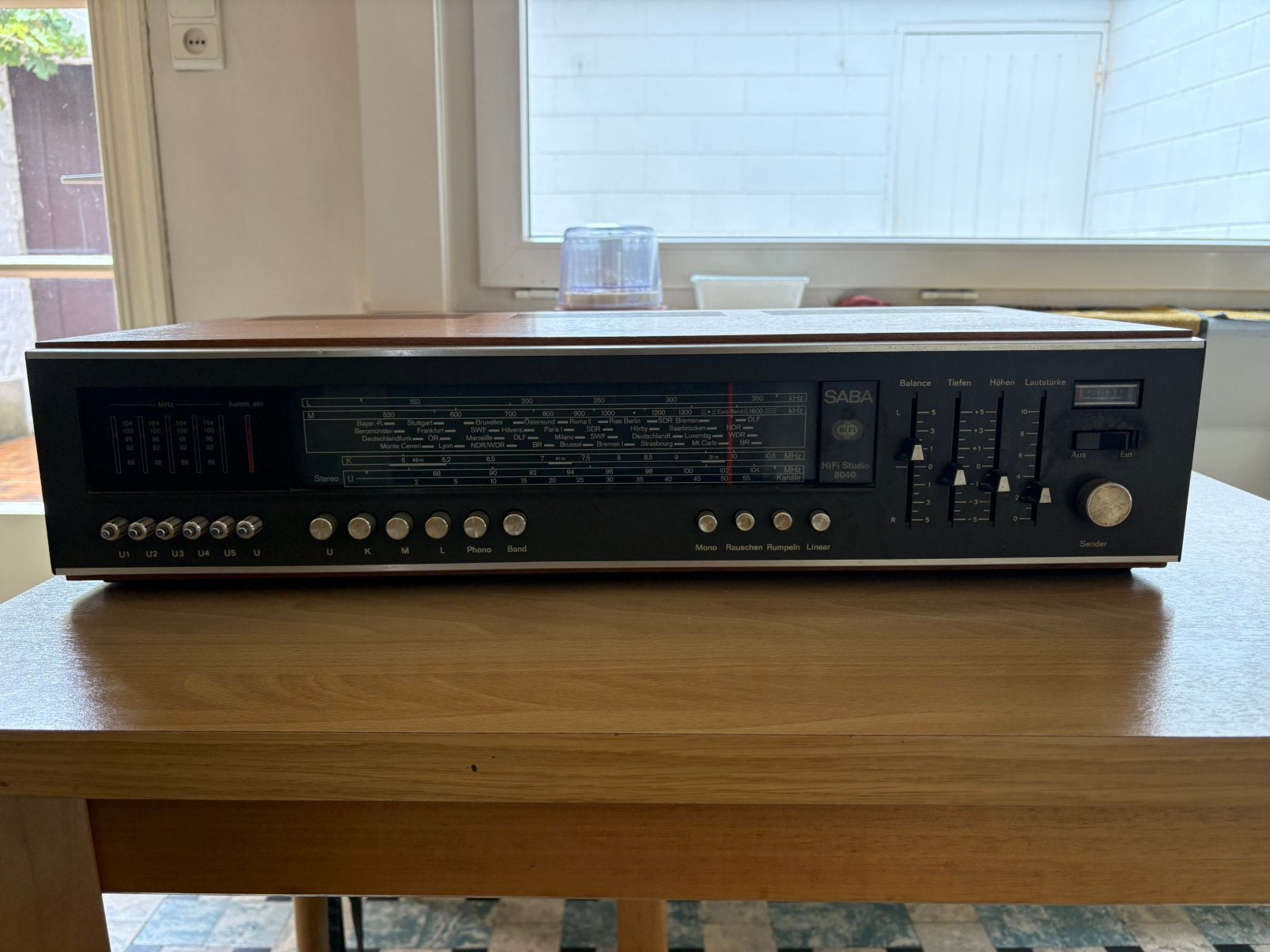 SABA hifi studio 8040, Ophalen, Niet werkend