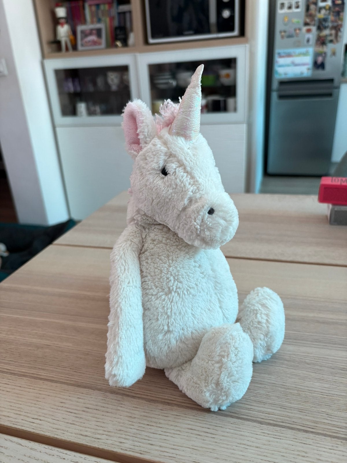 Jellycat - Licorne, Ophalen of Verzenden, Zo goed als nieuw, Eenhoorn, Jellycat