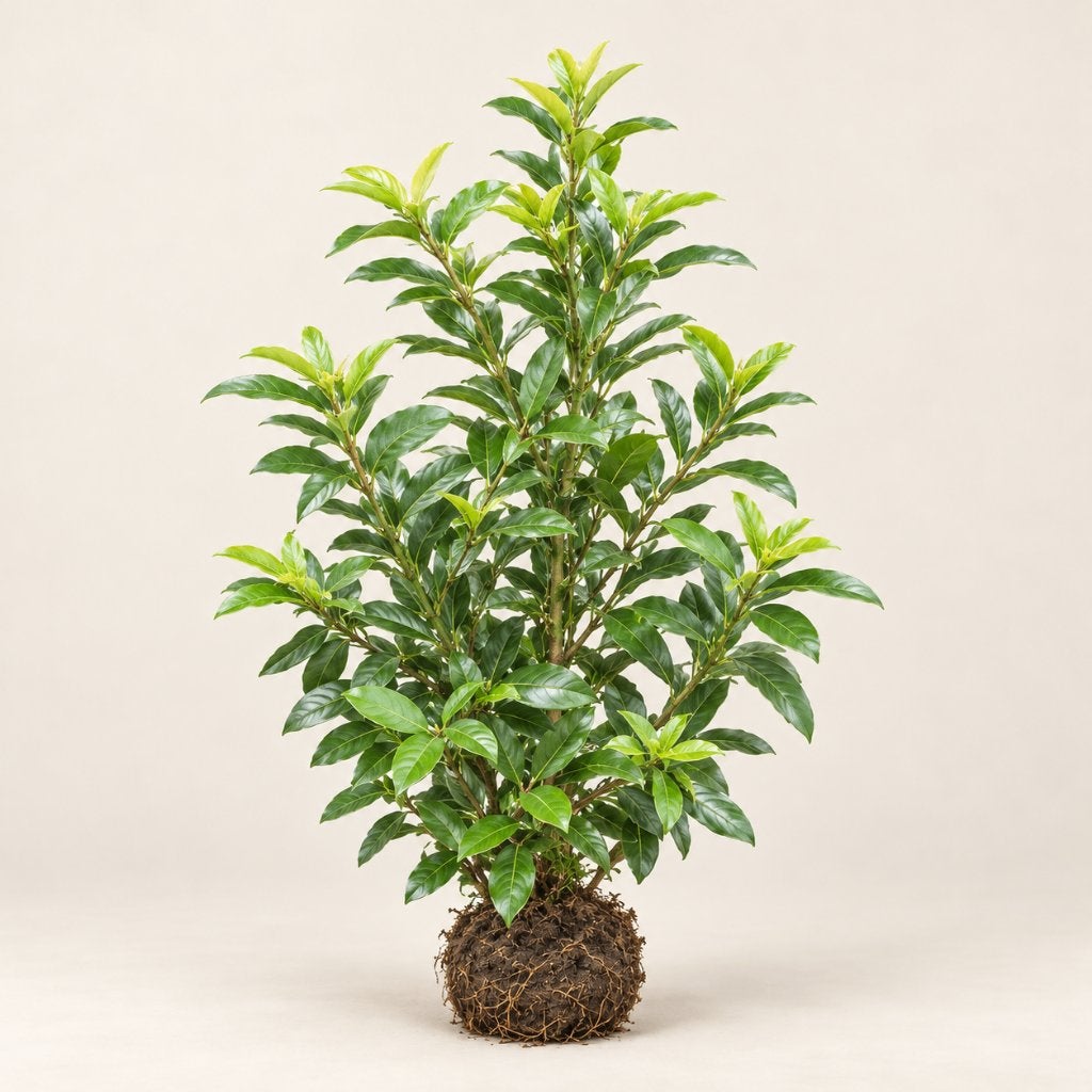 PRUNUS LAUROCERASUS ‘CAUCASICA’ · LAURIERKERS, Tuin en Terras, Ophalen, Laurier, Haag