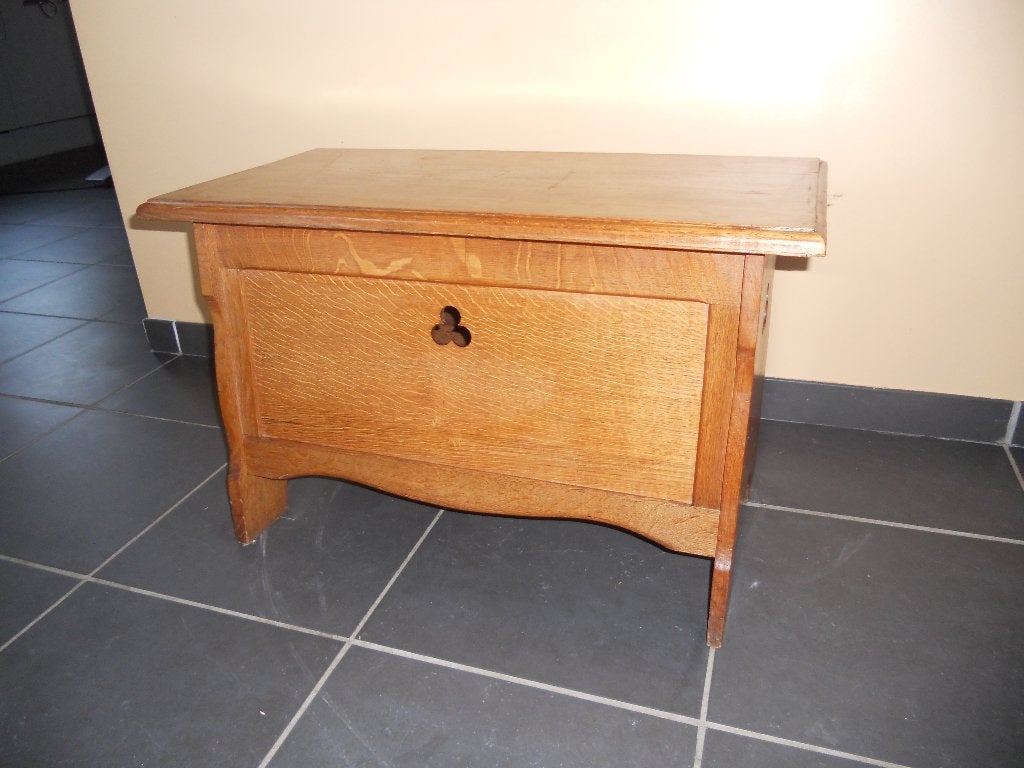coffre en chène, 50 à 100 cm, Comme neuf, Enlèvement, Chêne