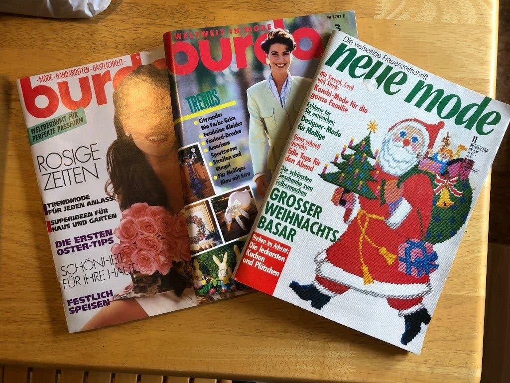 Tijdschriften Burda & Neue Mode (Taal: duits), Ophalen, Zo goed als nieuw, Damesbladen