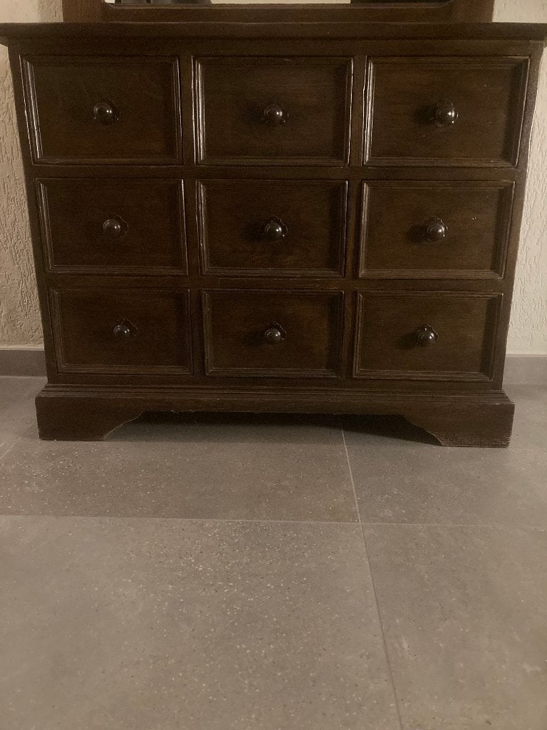 Mooie compacte houten (apothekers)kast - zelf af te halen, Ophalen, Gebruikt, 5 laden of meer, Rustiek