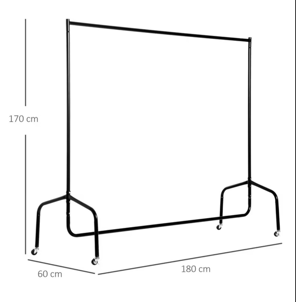 2 portes vetements en metal, Enlèvement, Comme neuf