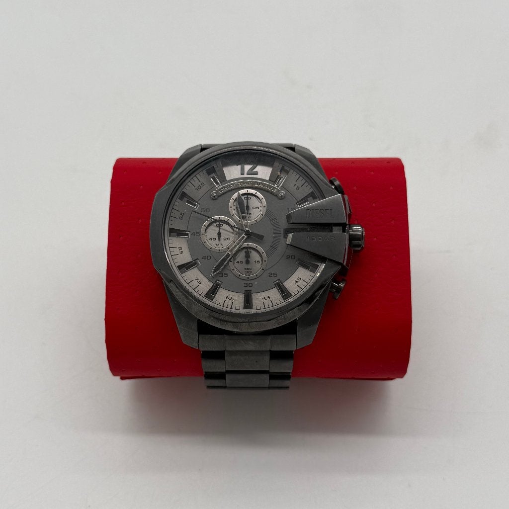 Diesel DZ-4282 Mega Chief herenhorloge - met doosje, Handtassen en Accessoires, Overige merken, Overige materialen, Polshorloge