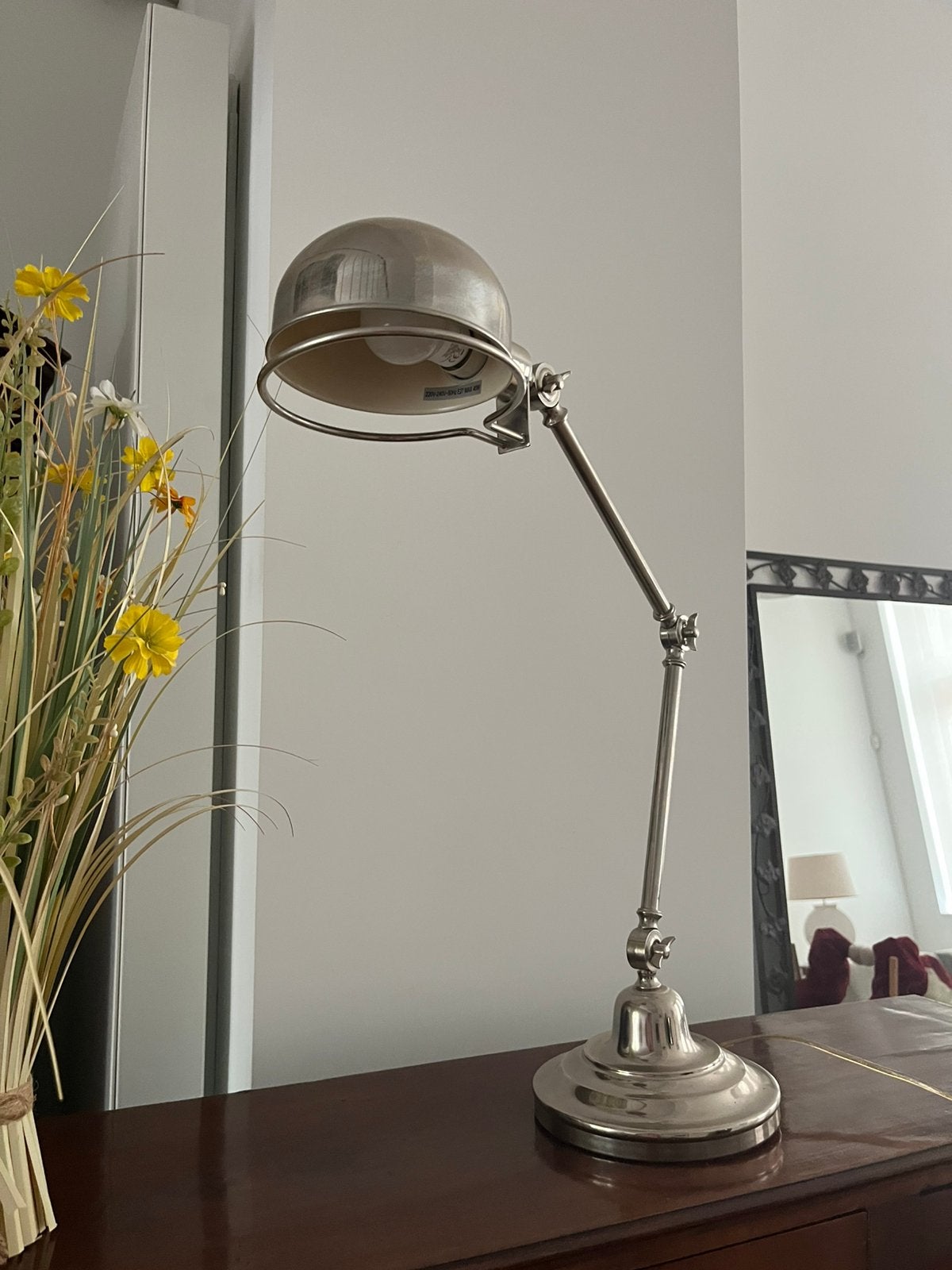 Lampe bureau acier, Industriel, Lampe de bureau, Autres couleurs, Enlèvement