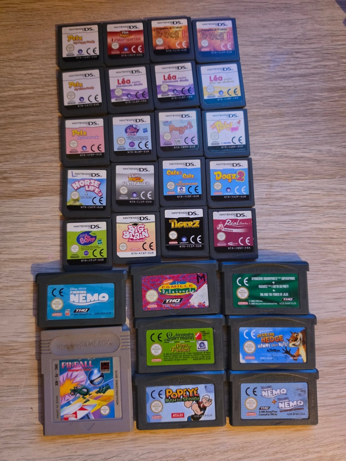Lot de 29 jeux Nintendo DS et Game Boy Advance / Color - Loo, Enlèvement, Reconditionné