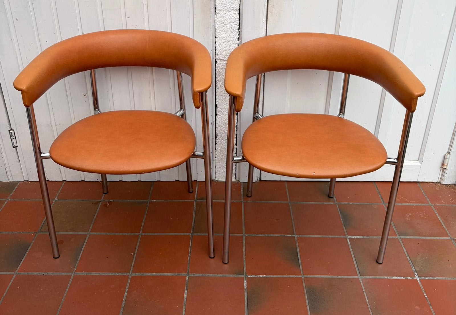 Chaises design vintage, Enlèvement, Utilisé, Synthétique, Une