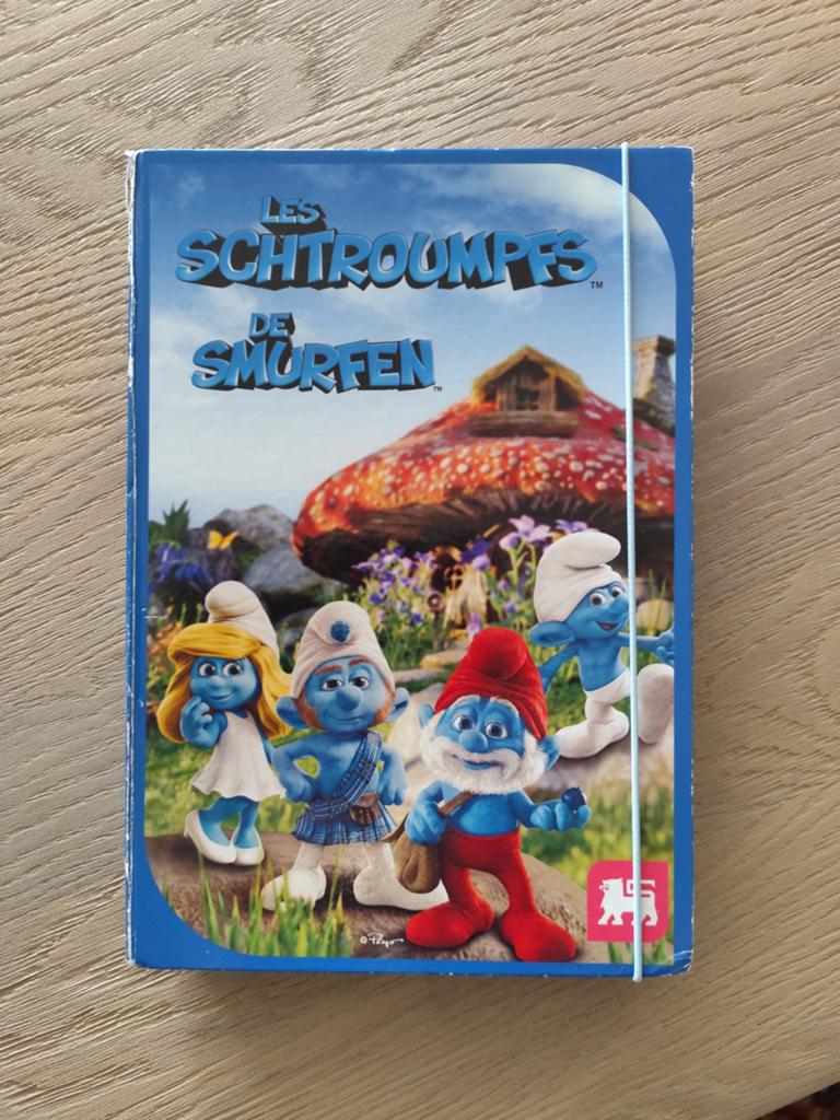 Smurfen verzamelbox van Delhaize in zeer goede staat., Collections, Schtroumpfs, Enlèvement