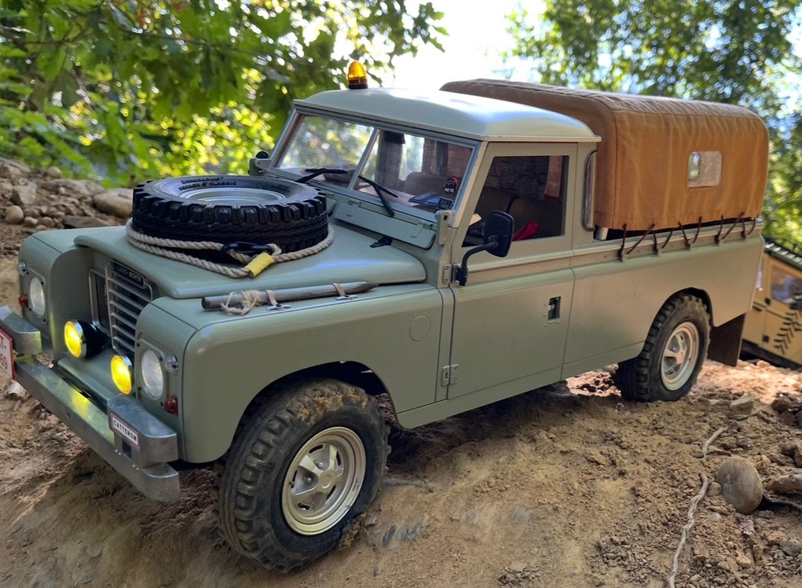 Boomracing land rover 109 carrosserie crawler scale 1/10, Enlèvement ou Envoi, Comme neuf, Échelle 1:10, Voiture off road