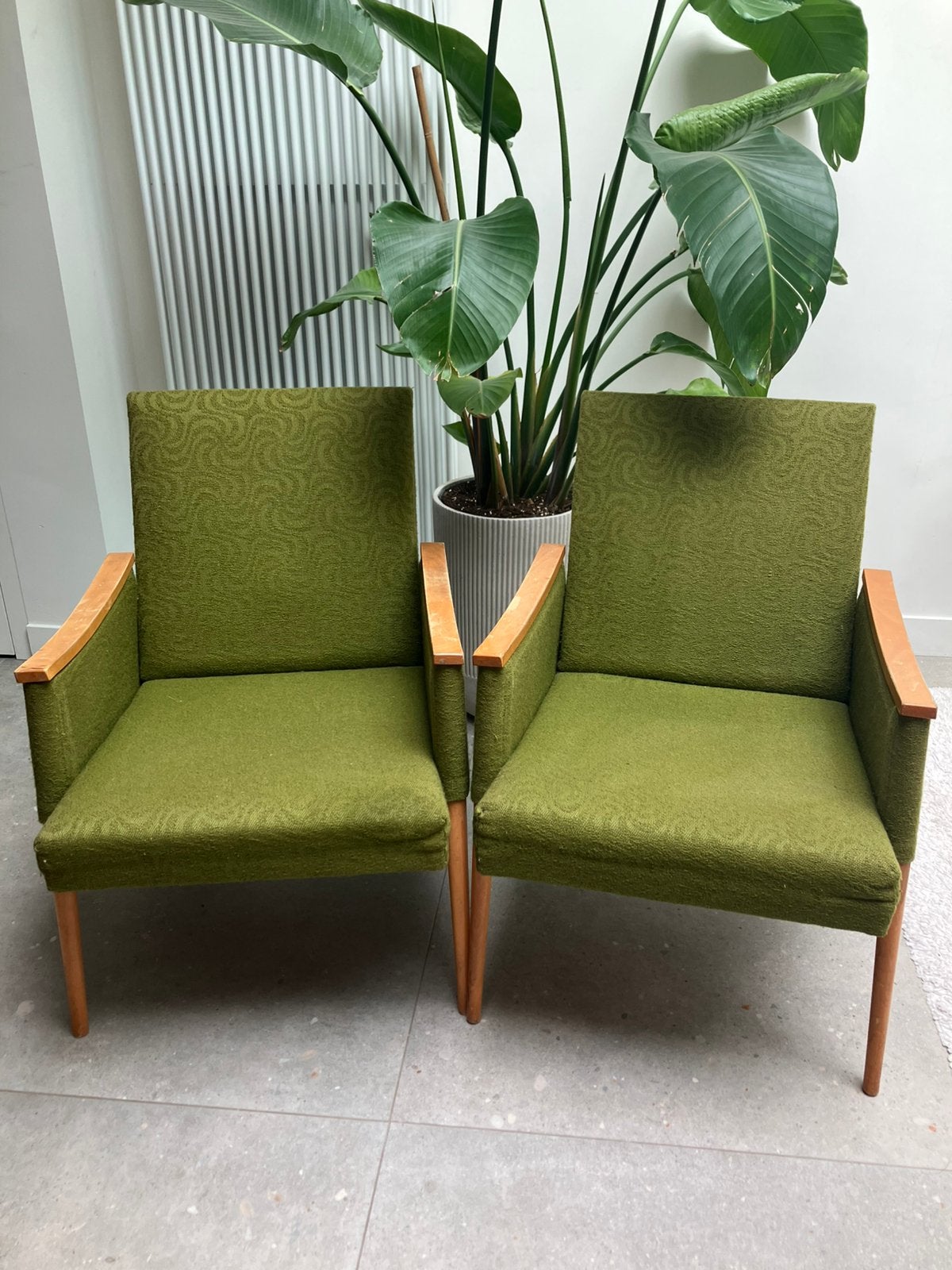 Set groene vintage zeteltjes, Ophalen, Gebruikt