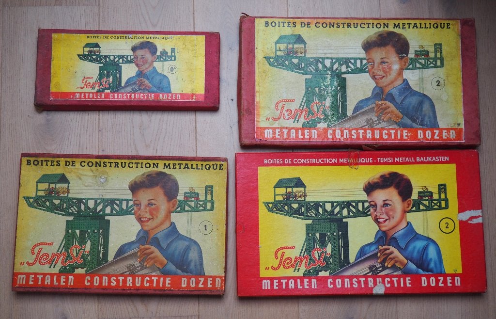 4 boites de construction Temsi, Enlèvement ou Envoi