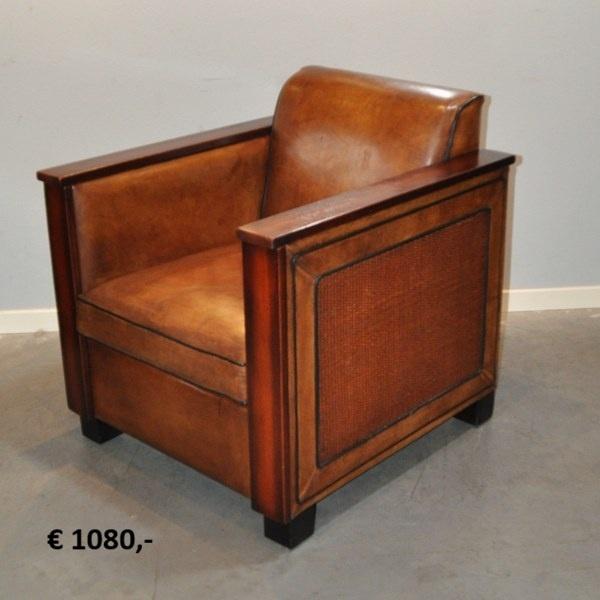 Art Deco schapenleren meubels, Antiek en Kunst, Ophalen