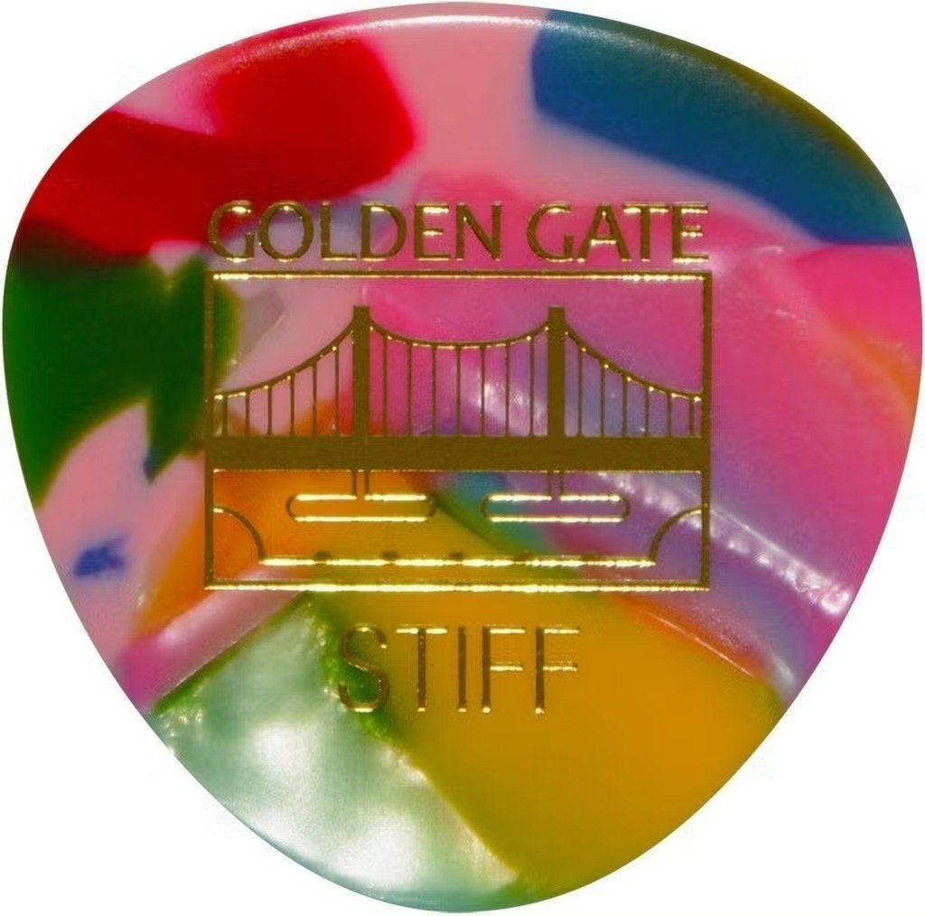 Golden Gate Semi rond Clown Barf plectrum Stiff 1 mm 12-pack, Muziek en Instrumenten, Ophalen of Verzenden, Nieuw, Mandoline
