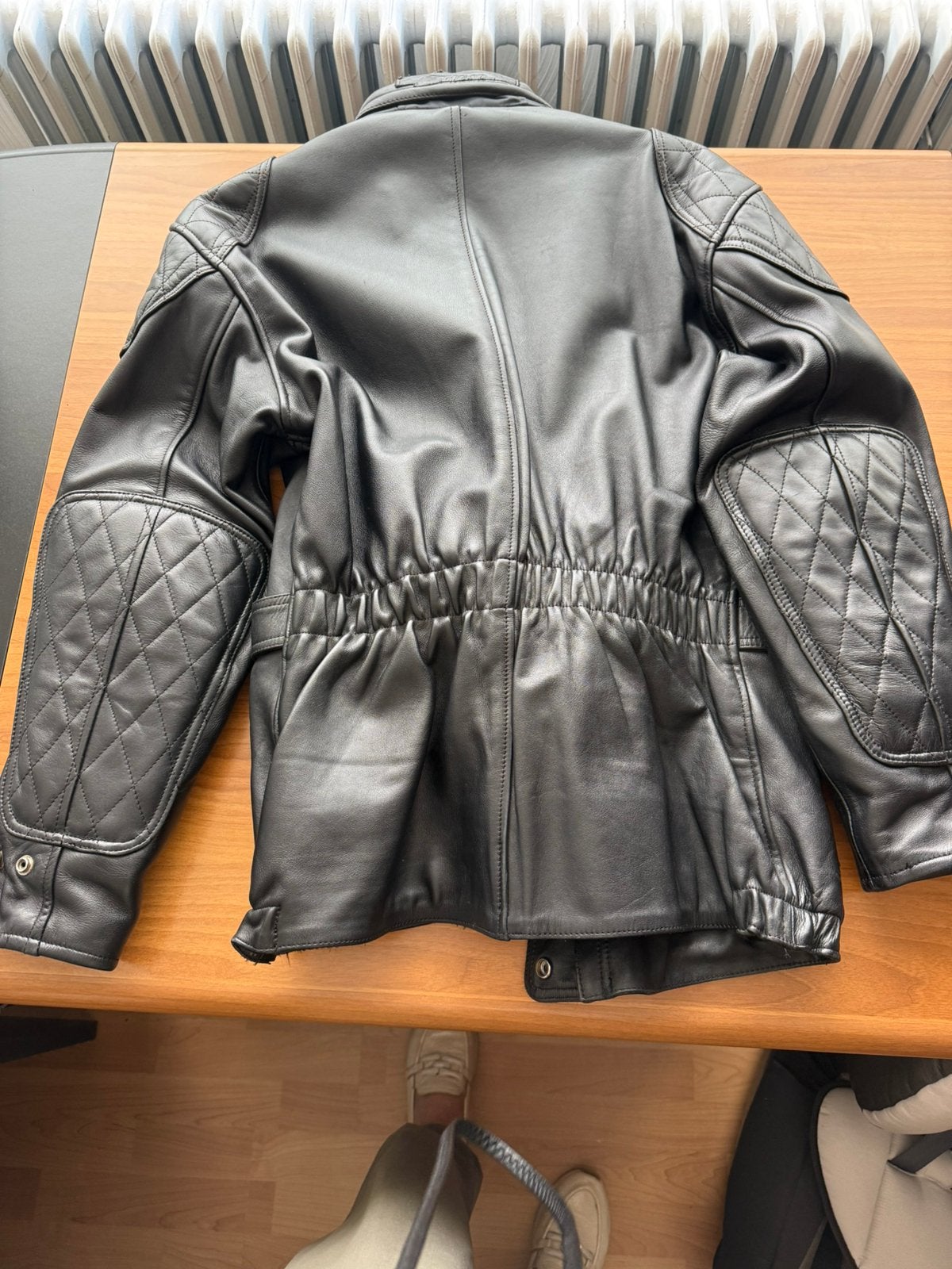 Lederen motorjas maat 38, Ophalen, Tweedehands, Dames, Jas | leer