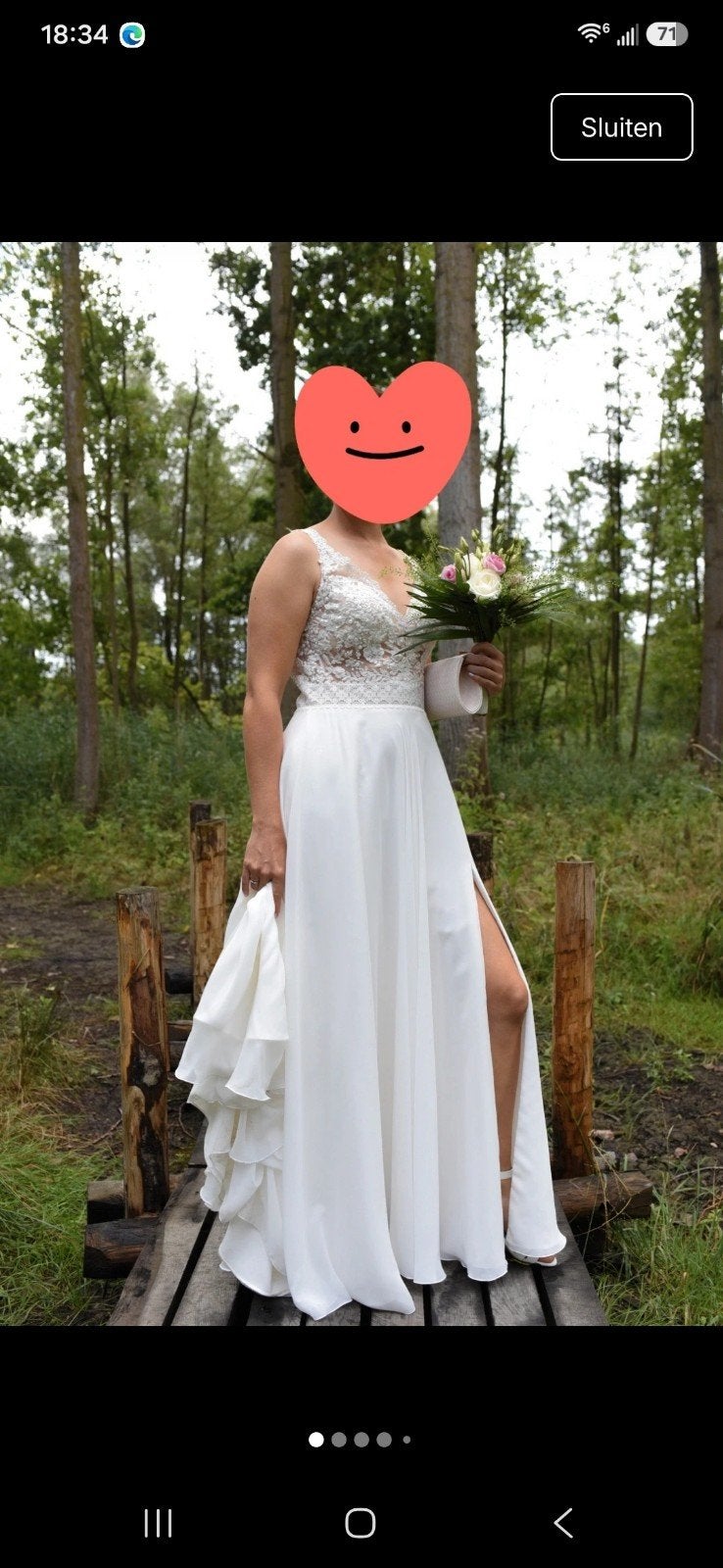 ladybird trouwkleed perfecte staat maat 38, Vêtements | Femmes, Ladybird, Comme neuf, Blanc, Enlèvement