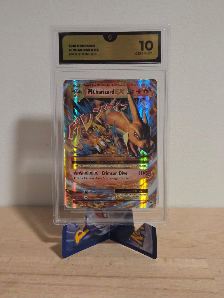 M Charizard EX Evolutions #13 – GEM MINT 10, Ophalen of Verzenden, Zo goed als nieuw