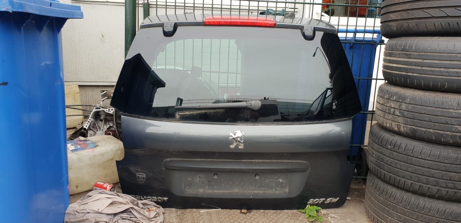 PEUGEOT 207 SW ACHTERKLEP BJ 2006 TOT 2010, Auto-onderdelen, Gebruikt, -, Ophalen of Verzenden, Achter
