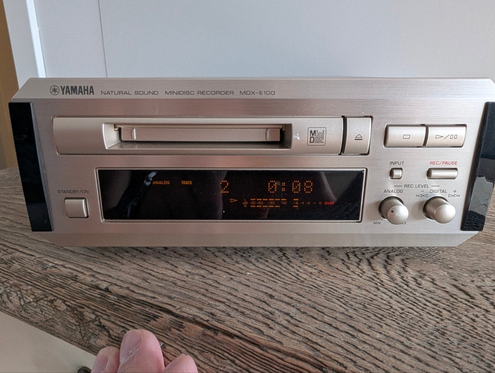 Enregistreur MiniDisc Yamaha MDX‑E100 en parfait état, TV, Hi-fi & Vidéo, Walkman, Discman & Lecteurs de MiniDisc, Enlèvement ou Envoi