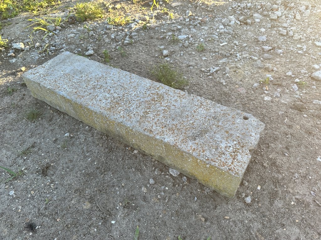 Oude arduinen dorpel, Drempel in blauwsteen, Ophalen, Gebruikt
