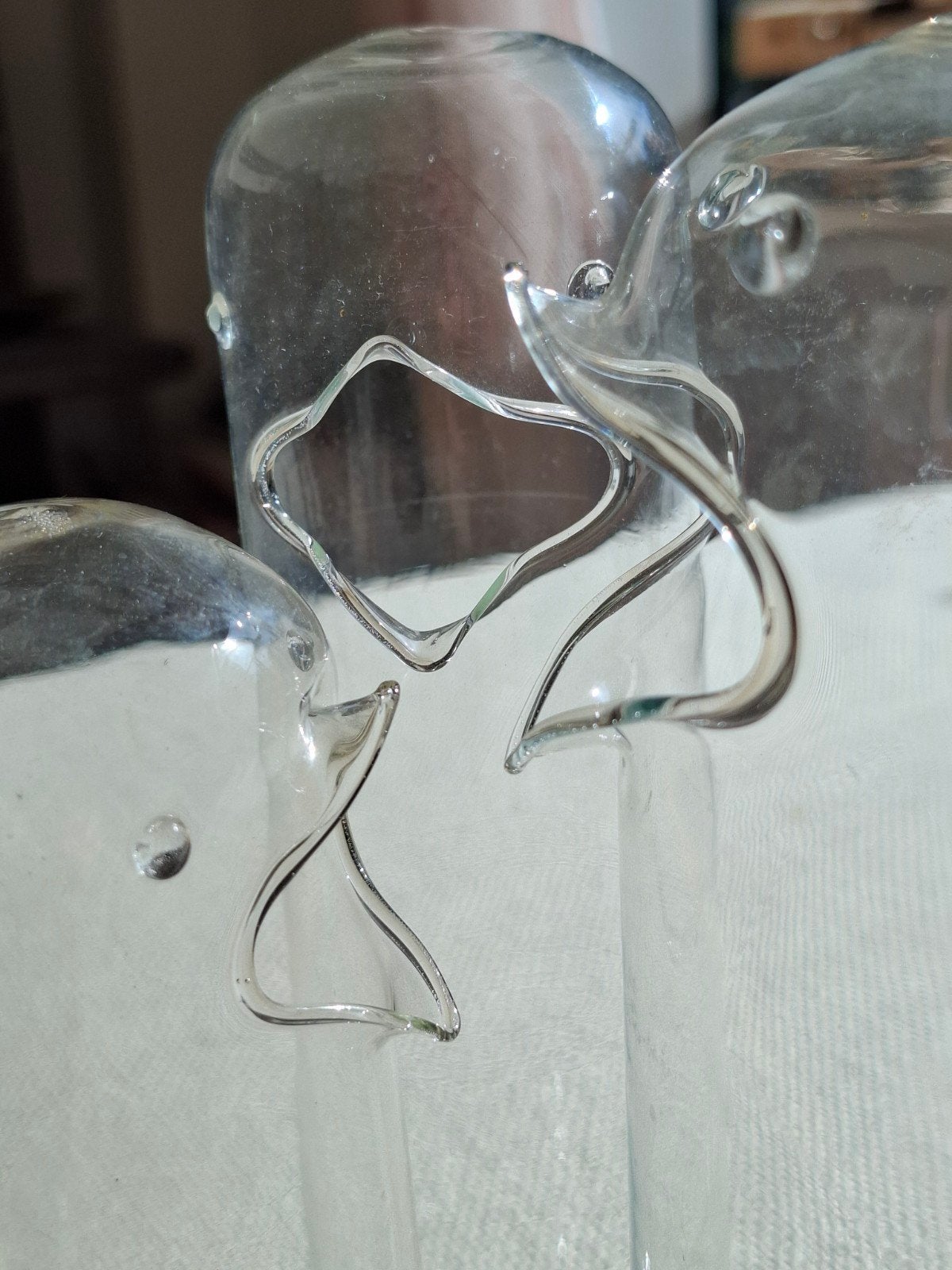 set of three glass penguins for peanuts, design classics, Ophalen of Verzenden, Zo goed als nieuw