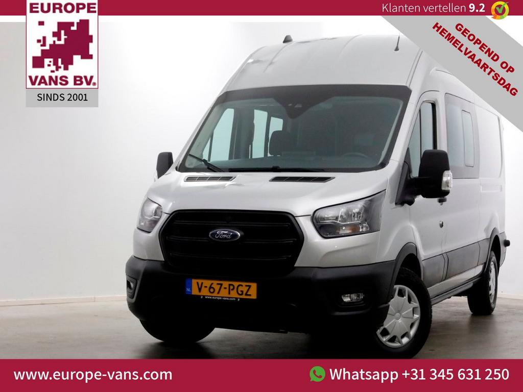 Ford Transit 330 2.0 TDCI 130pk L3H3 D.C. Trend ACC/Airco/Na, Autos, Argent ou Gris, Achat, Entreprise, Diesel
