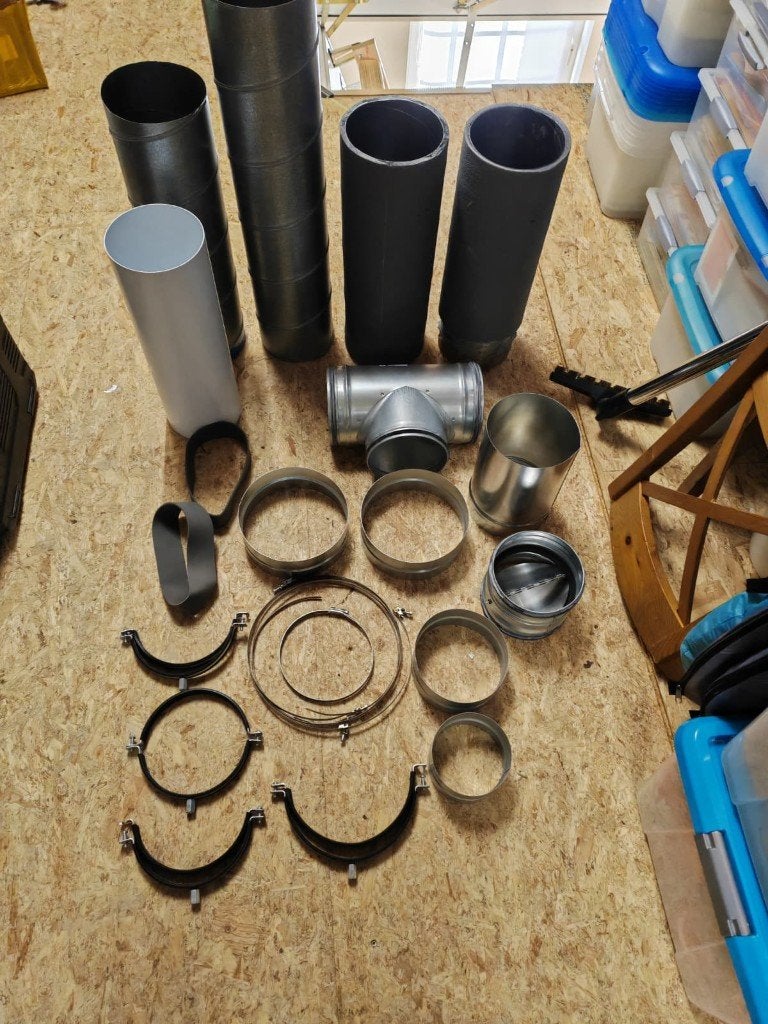 Diverse ventilatie hulpstukken, Ophalen of Verzenden, Zo goed als nieuw