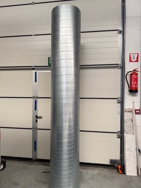HVAC buis wegens miskoop, Doe-het-zelf en Bouw, Ophalen, Overige materialen, Zo goed als nieuw, 80 mm of meer