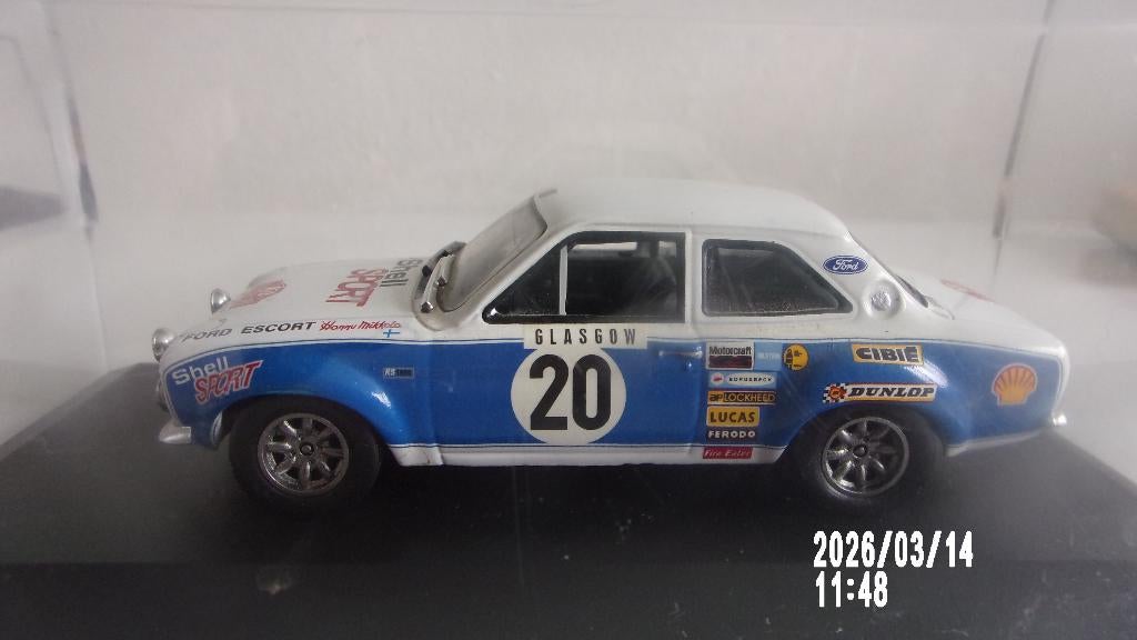 FORD ESCORT MK1 MIKKOLA au M-C 73.IXO 1/43 COM NEW, Ophalen of Verzenden, Zo goed als nieuw, Auto, Overige merken