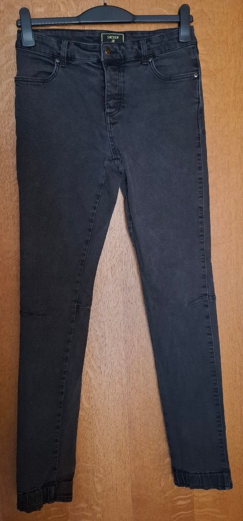 Jeansbroek zwart SikSilk M, Enlèvement ou Envoi, Comme neuf, Noir, W32 (confection 46) ou plus petit