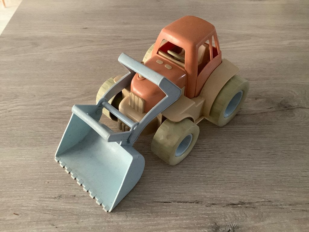 Dantoy  bioplastic tractor (15x27 cm), Ophalen of Verzenden, Zo goed als nieuw