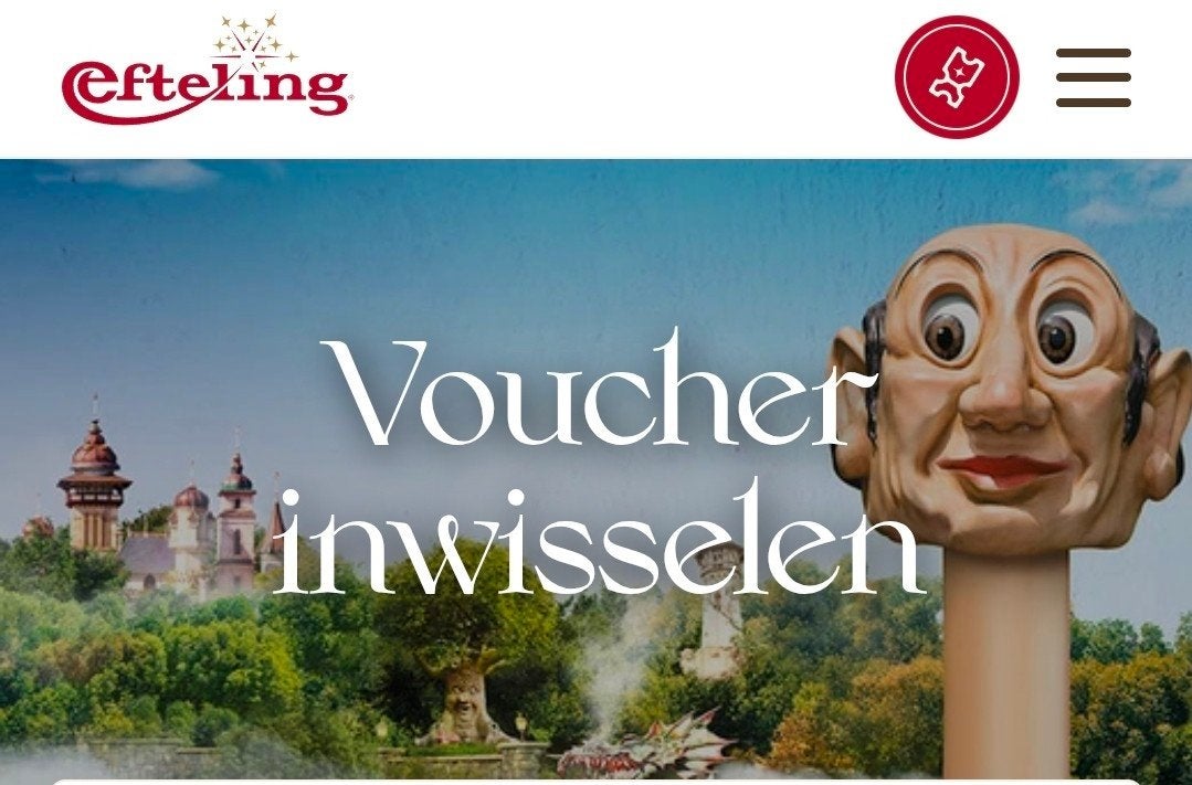 Tickets/vouchercodes Efteling, Drie personen of meer, Ticket of Toegangskaart