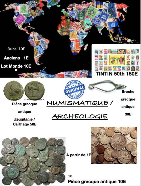 Timbres, pièces de monnaie, bague, broche antique et moderne, Timbres & Monnaies, Enlèvement, Monnaie