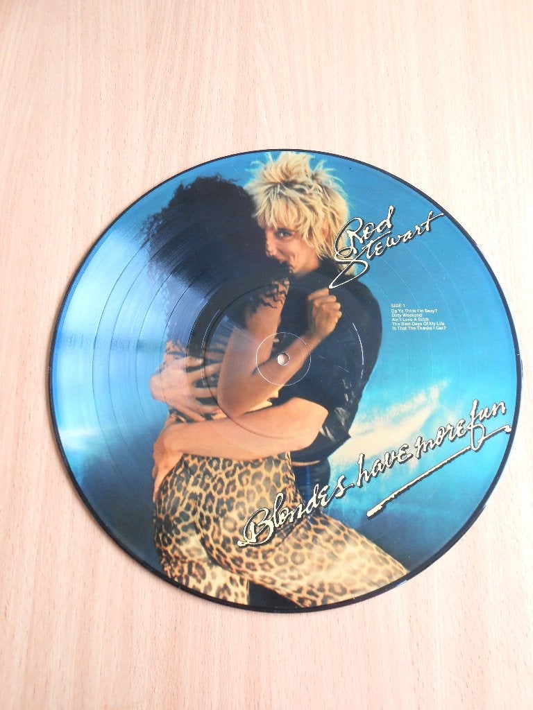 picture disc Rod Stewart "Blondes Have More Fun", Picture disc, Ophalen