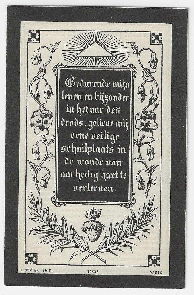 Sabina Van Poucke, Adegem 1841 - Zomergem 1884, Ophalen of Verzenden, Bidprentje