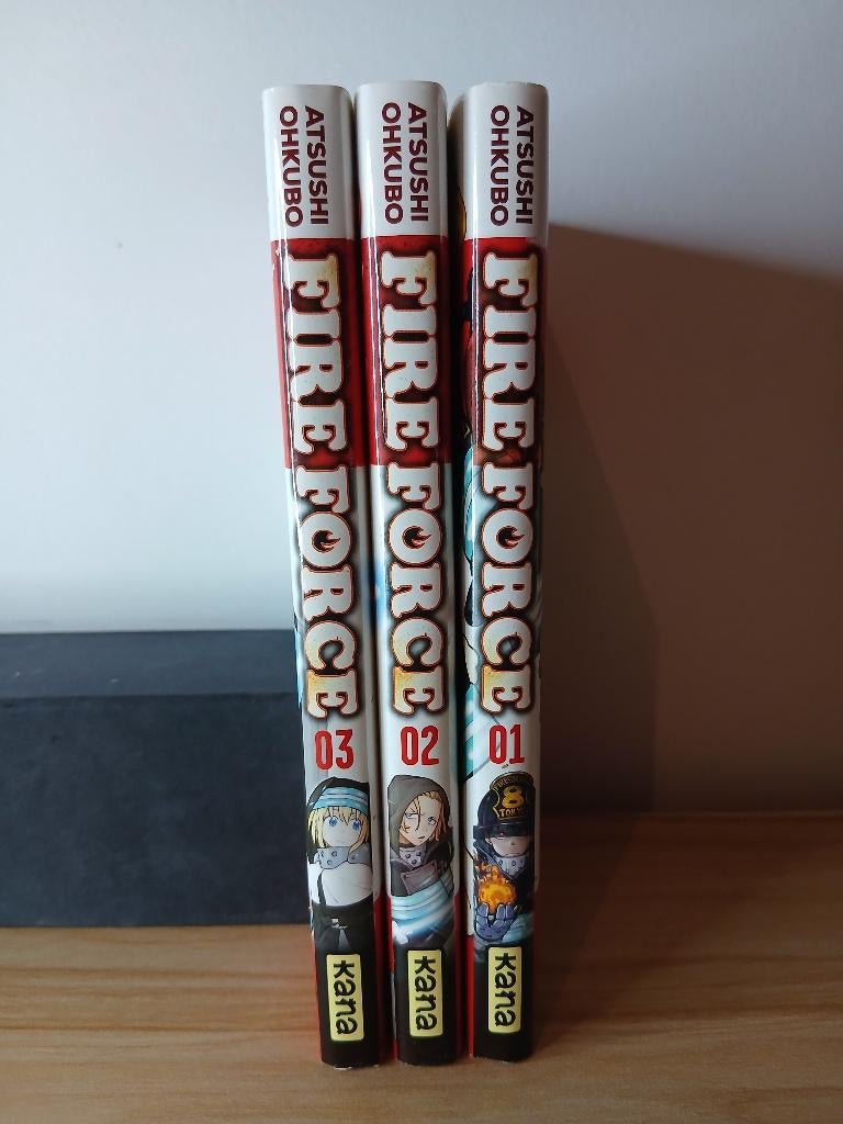 Lot mangas Fire Force 1-3 – Atsushi Ōkubo – shonen, Comics, Enlèvement, Neuf, Japon (Manga)
