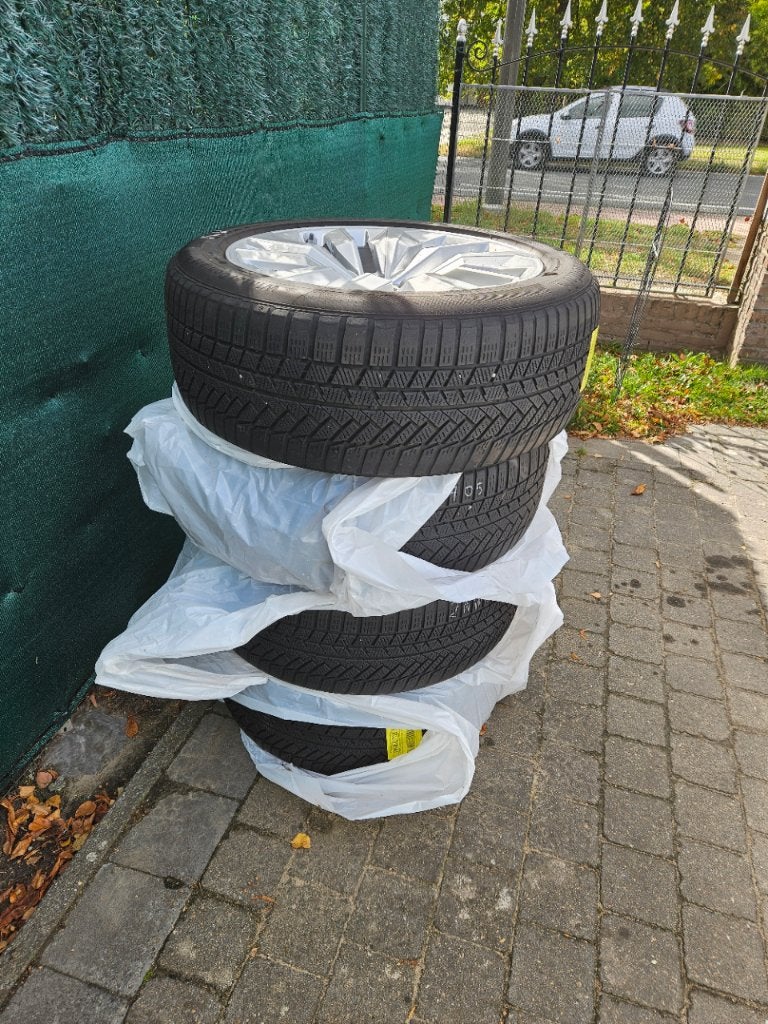 Originele Audi velgen 20' met banden continental M+S, Auto-onderdelen, Banden en Velgen, Ophalen, 20 inch, All Season, Banden en Velgen